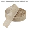 Unique Bargains DIY Crafts Party Decoration Soft Burlap Fabric Wired Ribbon - 3 of 4