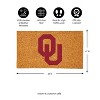 Coir Mat, 16"x28", University of Oklahoma - 3 of 4
