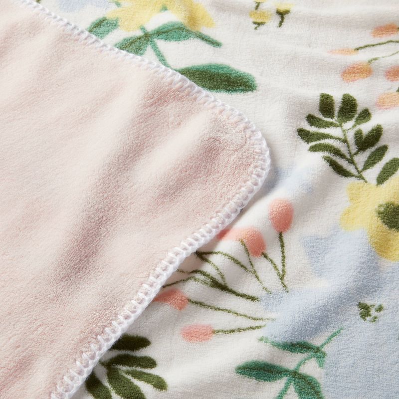 Plush Baby Blanket Floral Meadow - Cloud Island&#8482;, 4 of 6