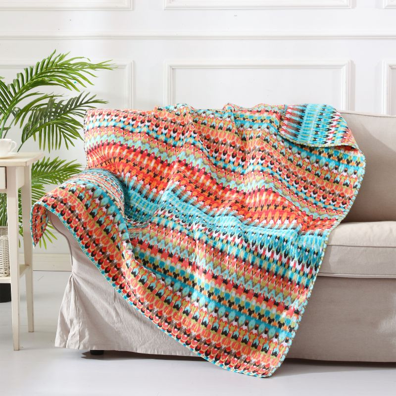 Corona Bohemian Quilted Throw - Levtex Home, 1 of 4
