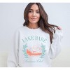 Simply Sage Market Women's Graphic Sweatshirt Lake Babe Boat - 2 of 3
