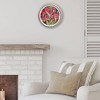 14.5" Diane Rakocy Full Bloom Clock: Modern Quartz, Indoor - The Chicago Lighthouse - 3 of 3
