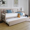 ChaletPosh Twin Size Wooden Daybed with Trundle - 2 of 4