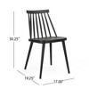 Anybear Set of 2 Farmhouse Spindle Back Dining Chairs - 3 of 4