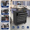 24-Inch Rolling Tool Chest with 6 Drawers – Mobile Tool Organizer with Locking System & Drawer Liners - 3 of 4