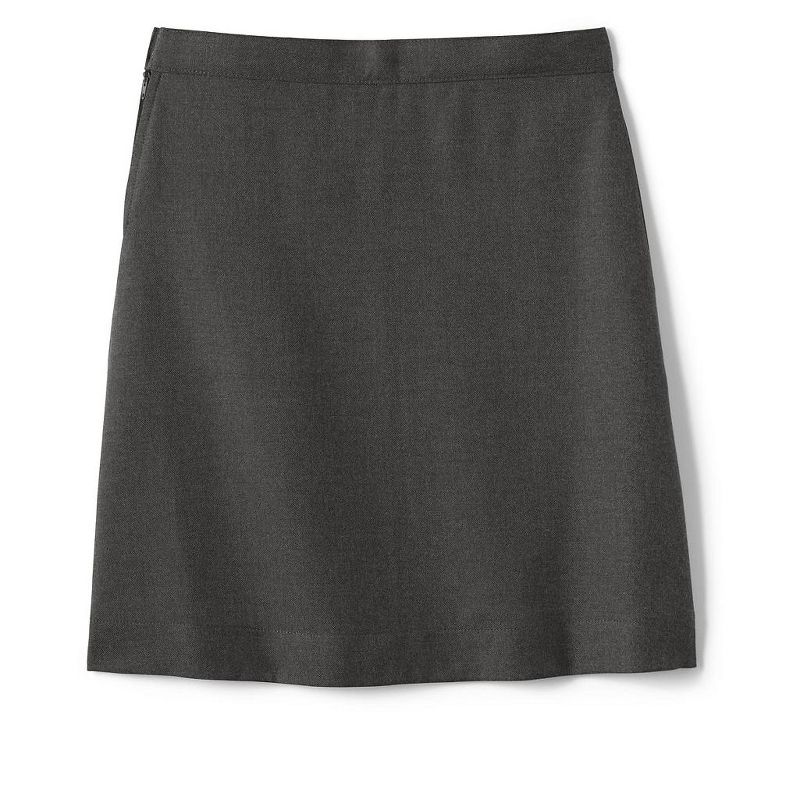 Lands' End Lands' End School Uniform Women's Solid A-line Skirt Below the Knee, 5 of 6