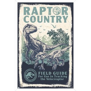 Trends International Jurassic World: Dominion - Raptor Country Framed Wall Poster Prints - 1 of 4