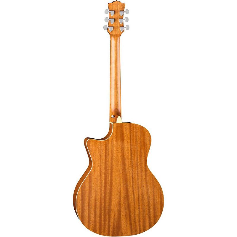 Luna Heartsong Grand Concert Acoustic-Electric Guitar Natural, 4 of 7