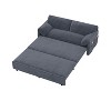 NicBex Couches for Living Room 63.8" Pull-Out Sofa Bed Multi-Functional Velvet Loveseat Sleeper Sofa Bed with Side Storage for Apartment - 3 of 4
