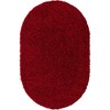 Unique Loom Solid Shag Solid Indoor Woven Area Rug - 2 of 4