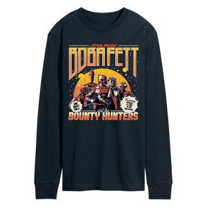 Men's - Star Wars - Boba Fett and the Bounty Hunters Band Long Sleeve Graphic T-Shirt - 1 of 3