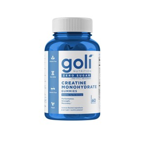 Goli Nutrition Creatine Monohydrate Sugar Free Dietary Supplement Gummies - 60ct - 1 of 4