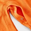 Baby Halloween Pumpkin Hooded Romper - Cat & Jack™ Orange - 4 of 4