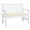 VidaXL Garden Bench Cushion Cream White 39.4 - 2 of 4