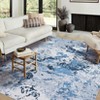 Coucheta Modern Abstract Washable Rug, Non-Slip Non-Shedding Carpet, Soft Faux Wool Low Pile Mat for Living & Dining Room, Bedroom, Office - 3 of 4