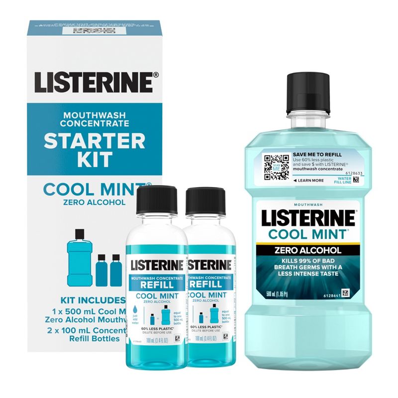 Listerine Concentrate Mouthwash Starter Kit - 23.6 fl oz/3ct, 3 of 8
