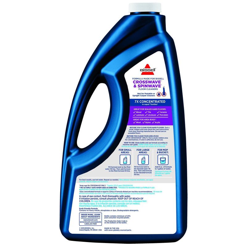 BISSELL 64 oz. CrossWave &#38; SpinWave Multi-Surface Floor Cleaning Formula &#8211; 17891, 3 of 4