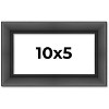 PosterPalooza | Panoramic Refined Black Picture Frame - UV Acrylic, Foam Board Backing, Hanging Hardware - 2 of 4