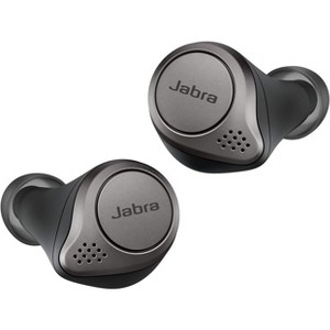 Jabra Elite 75t Active Noise Cancellation Voice Assistant Enabled True Wireless Earbuds with Charging Case - Manufacturer Refurbished - 1 of 4