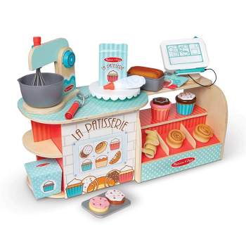 Insten 12 Piece Play Bread and Pasty Food Playset, Kitchen Cooking