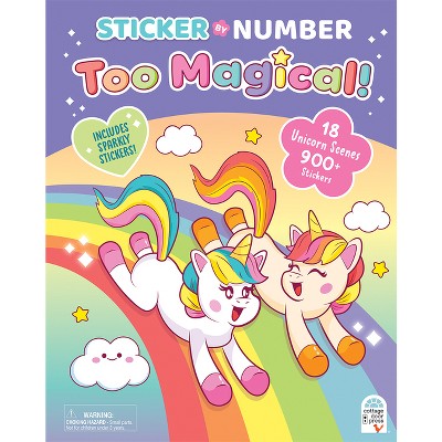 Sticker by Number Too Magical! - by  Cottage Door Press (Paperback)