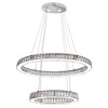 CWI Lighting Florence LED Chandelier With Chrome Finish - 2 of 4