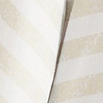 puffed rugged stripes / ivory