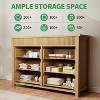 6 Drawer Dresser for Bedroom, Wooden Chest of Drawers, Anti-tipping Device, Fluted TV Stand, Storage Organizer for Living Room, Hallway and Entryway - 4 of 4