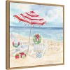 Amanti Art 22"x22" Christmas at The Cape VI by Cynthia Coulter Framed Canvas Wall Art Print - 2 of 4