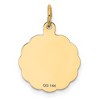 Black Bow Jewelry 14k Yellow Gold Love Birds Disc Charm or Pendant, 16mm - 3 of 4