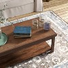 NicBex 48 Inch Rectangle Coffee Table with 2-Tier Storage for Living Room,Bedroom,No Assembly Required - 4 of 4