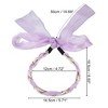 Unique Bargains Women's Satin Cross Knotted Fabric Headband 6.50"x5.71" 1 Pc - 3 of 4