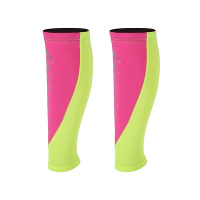 Unique Bargains Sport Spandex Calf Leg Sleeves 1 Pair