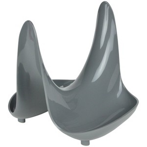 Hutzler Pot Lid Stand & Spoon Rest, Keeps Your Kitchen Countertop Clean - Holds 2 Pot Lids or 1 Pot Lid and Utensil - 1 of 4
