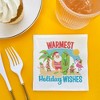 Big Dot of Happiness Tropical Christmas Napkins, Beach Santa Holiday Party, Funny Christmas Decor, White 3-Ply Paper Luncheon Dinner Napkins - 24 Ct - 3 of 4