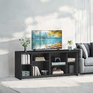 TV Stand For TVs Up To 75 Inches, Farmhouse Entertainment Center With Sliding Barn Doors, TV Console Table For Living Room - 1 of 4