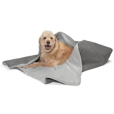 FurHaven Snuggly & Warm Pet Throw (Faux Lambswool/Terry) Dog Blanket