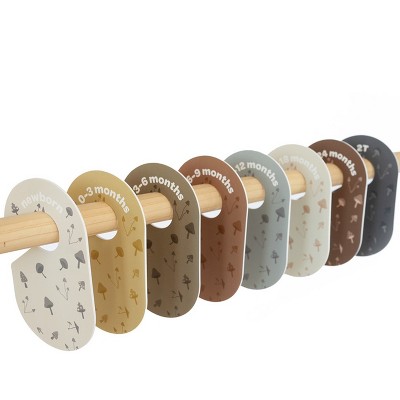 3 Sprouts Baby Closet Dividers (newborn to 24 months) - Mushroom