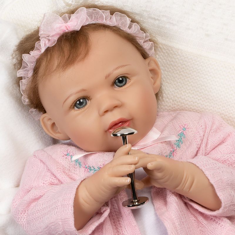 Paradise Galleries 30th Anniversary Doll - Little Love Lifelike Baby Doll, 21 inch SoftTouch Vinyl & Weighed Body, 11-Piece Reborn Doll Gift Set, 1 of 10