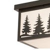 Vaxcel Yosemite 2 - Light Flush Mount in  Burnished Bronze - 4 of 4