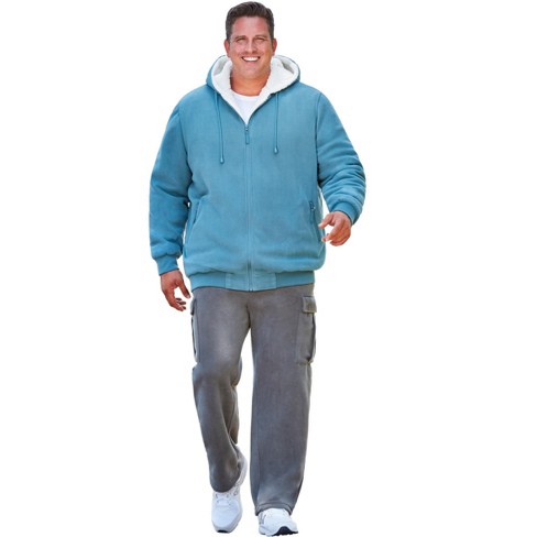 Kingsize Men's Big & Tall Explorer Plush Fleece Pants - 3xl, Black : Target
