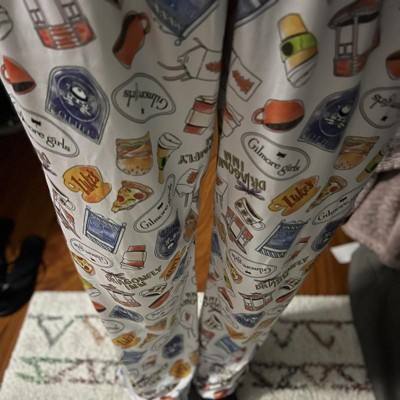 Gilmore Girls Womens' Icons Toss Print Luke's Diner Stars Hollow Pajama  Pants (xs) White : Target