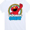 Boys' - Sesame Street - Elmo Youre Doing Great Short Sleeve Graphic T-Shirt - 2 of 4
