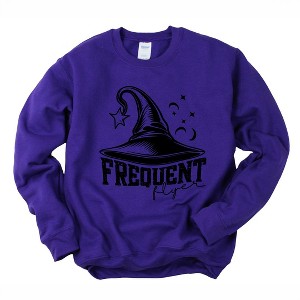Simply Sage Market Women's Graphic Sweatshirt Frequent Flyer - 1 of 4