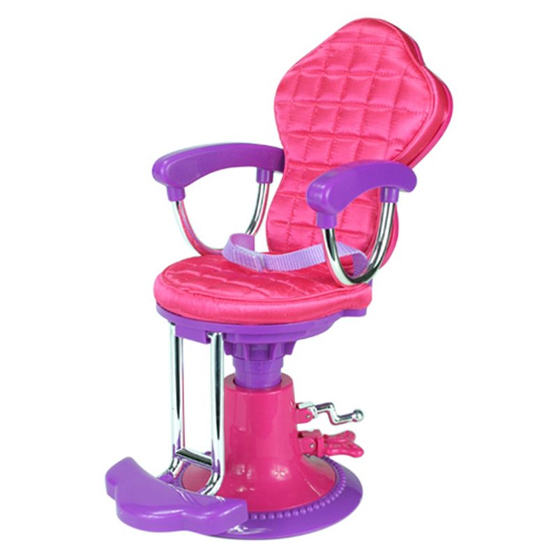Sophia’s Hair Styling Kit with Salon Chair Set for 18'' Dolls, Pink, 4 of 6