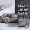 Christopher Knight Home Walter Modern 97''Corduroy L Shaped Sectional Sofa with Armrest Storage - 3 of 4