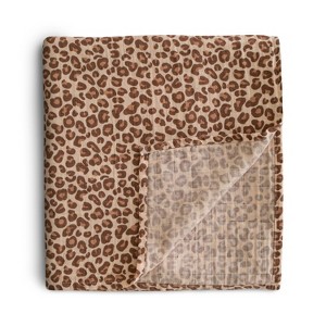 Mushie Organic Cotton Muslin Swaddle Blanket - 1 of 4