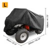Unique Bargains Universal Cover Waterproof Outdoor Sun Rain Resistant Protective Replacement for ATV - 2 of 4