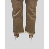 Women's Frayed Hem Washed Jeans - EL KANNA - 3 of 3