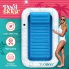 POOLSIDER Inflatable Tanning Pool Lounger | Large Inflatable Tanning Bed for Adults | Tanning Float - 2 of 4
